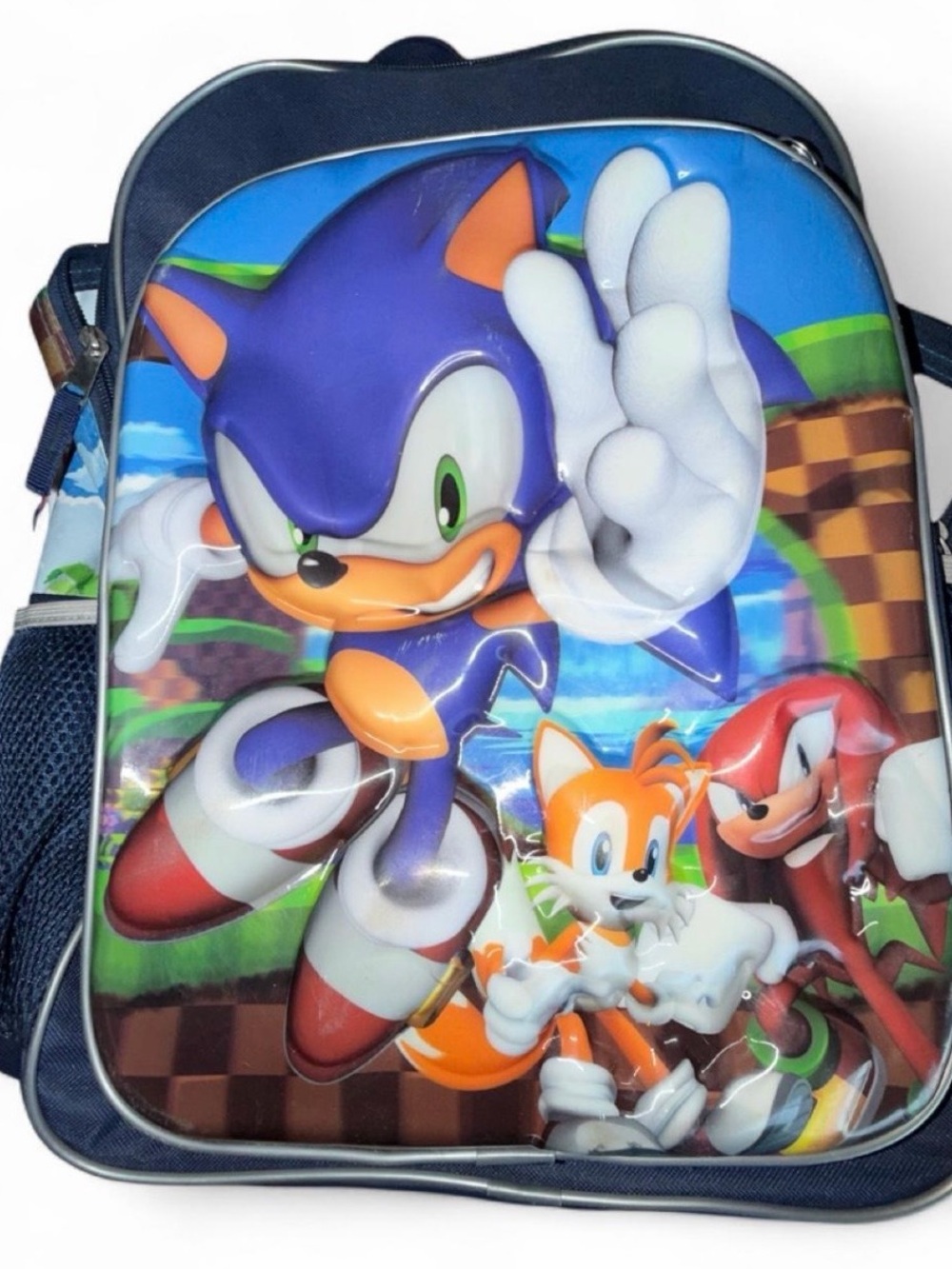 Sonic The Hedgehog Kids Backpack - Blue Character Print